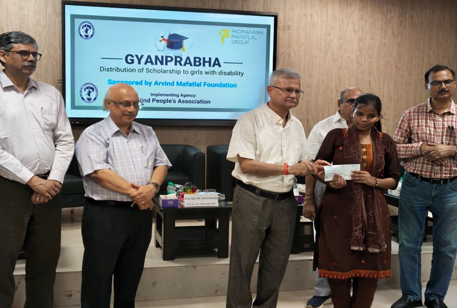 Scholarship Distribution Programme for Girl Students with Disabilities